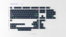 Load image into Gallery viewer, render of GMK CYL Nightlife base kit