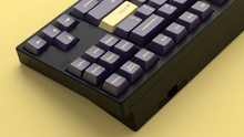 Load image into Gallery viewer, GMK CYL Phantom on black Keyboard right back view