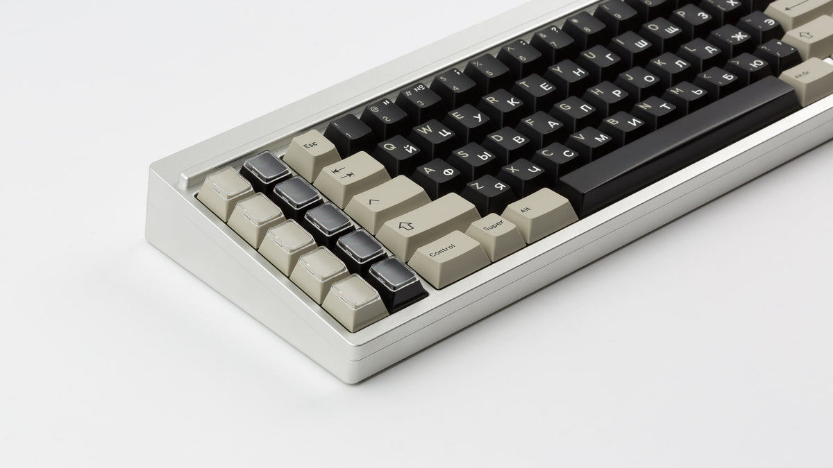  DMK Rubber on silver keyboard angled 