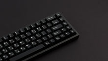 Load image into Gallery viewer, GMK CYL Hangul WoB on a black keyboard zoomed in on right