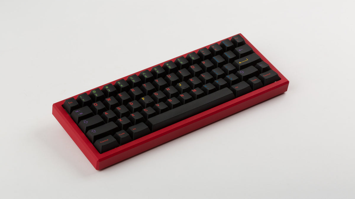  GMK CYL Nachtarbeit on a red keyboard 
