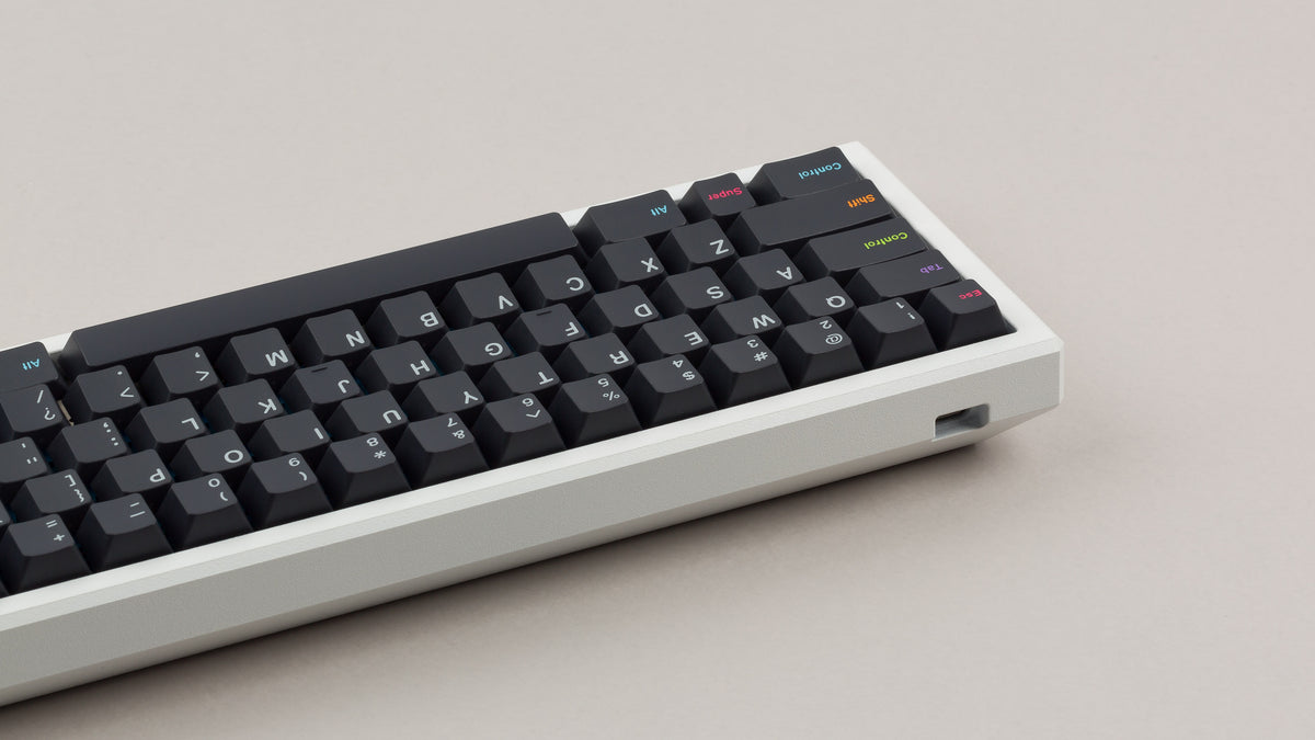  Monokai Material V2 on a white keyboard back view 
