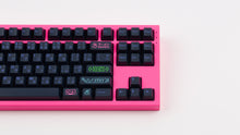 Load image into Gallery viewer, GMK CYL Nightlife on pink NK87 right side zoomed in