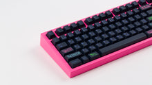 Load image into Gallery viewer, GMK CYL Nightlife on Pink NK87 left side zoomed in
