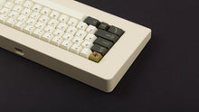 Load image into Gallery viewer, GMK CYL Olive R2 on a beige keyboard back view left side