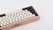 Load image into Gallery viewer, GMK CYL Olivia No.3 on an Olvia themed NK65 back view left