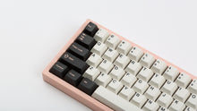 Load image into Gallery viewer, GMK CYL Olivia No.3 on an Olvia themed NK65 zoomed in on left