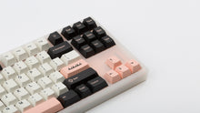 Load image into Gallery viewer, GMK CYL Olivia No.3 on translucent NK87 zoomed in on right