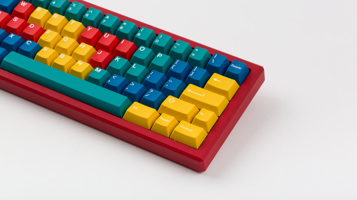  GMK CYL Panels on a red keyboard zoomed in on right 