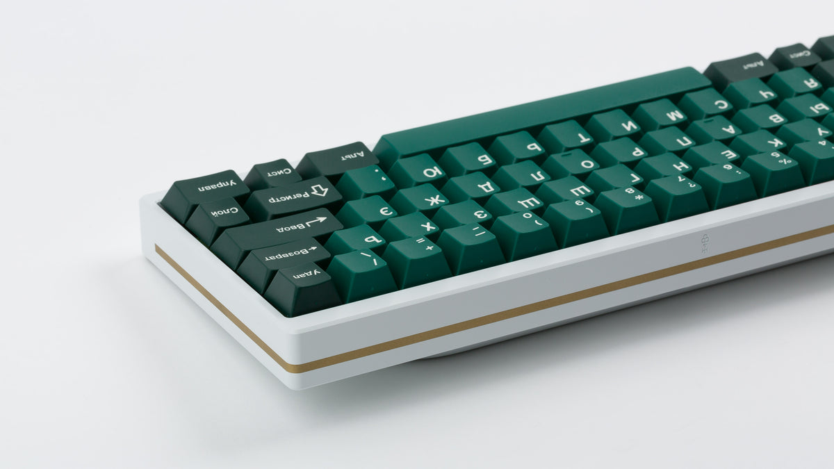 GMK CYL Taiga on a white keyboard back view 