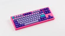 Load image into Gallery viewer, GMK CYL Vaporwave on a pink nk87