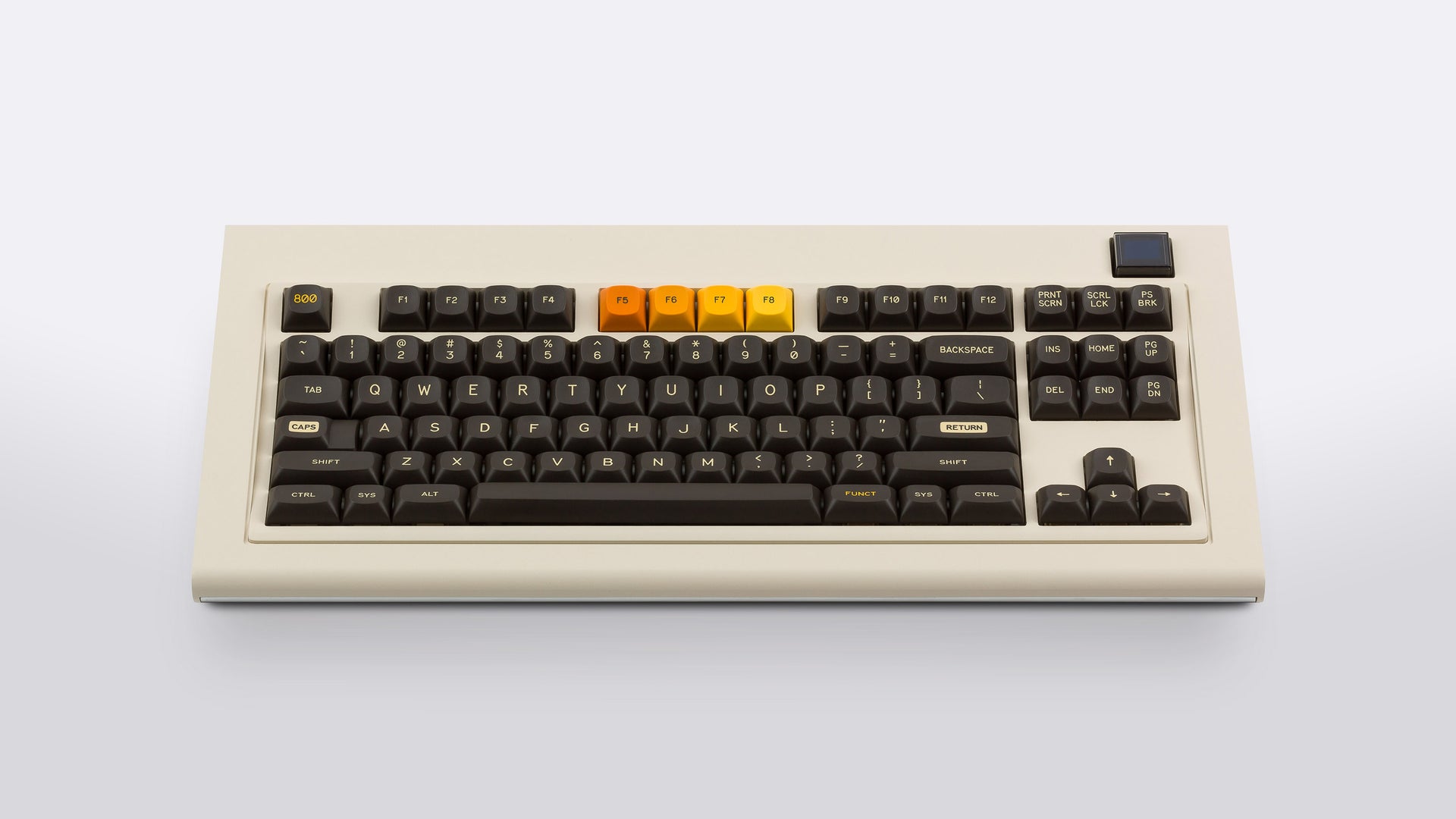 GMK MTNU 800 on a beige keyboard