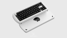 Load image into Gallery viewer, render of white ecoat top and bottom featuring some keycaps