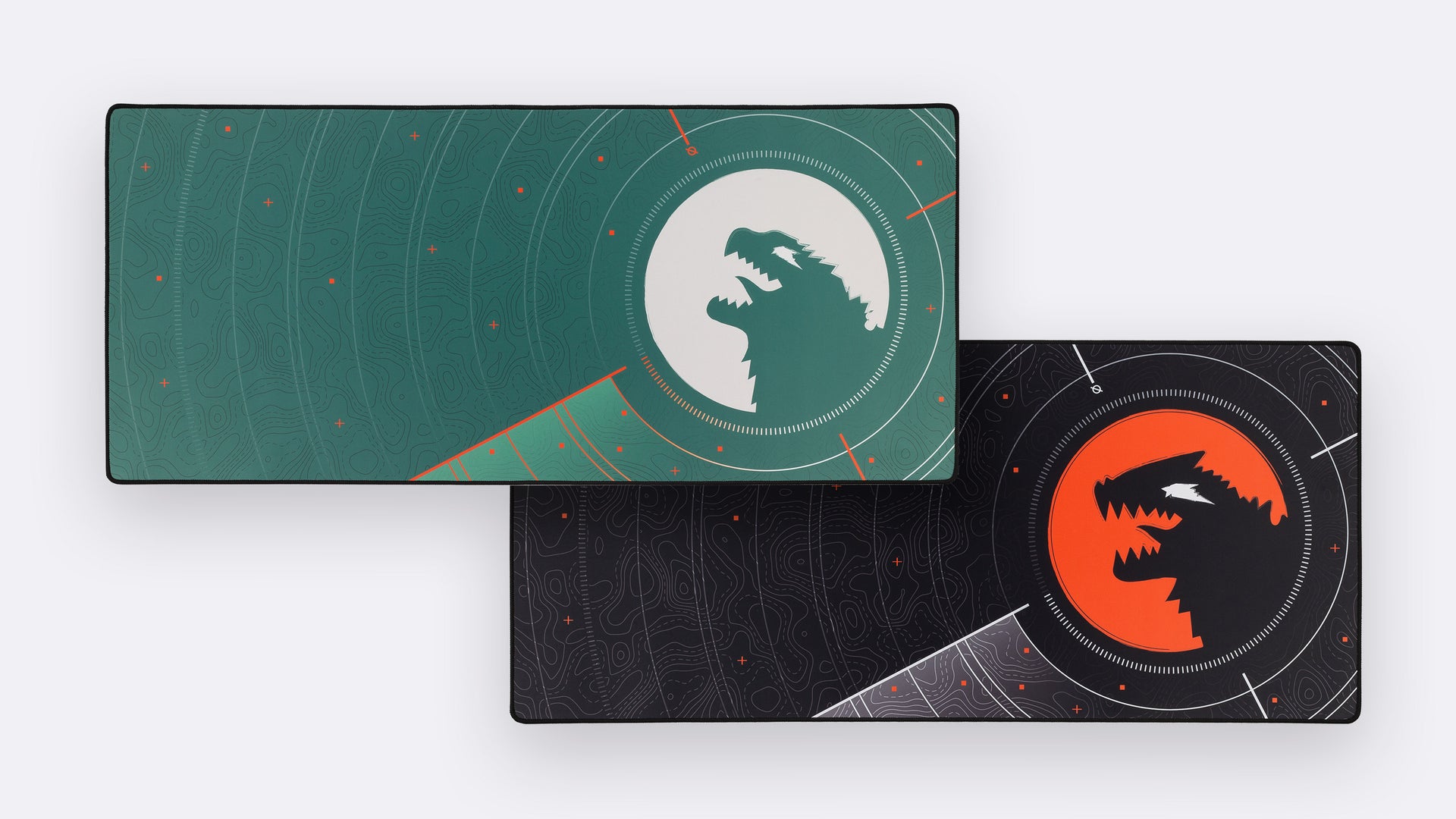 Both Kaiju deskpad designs