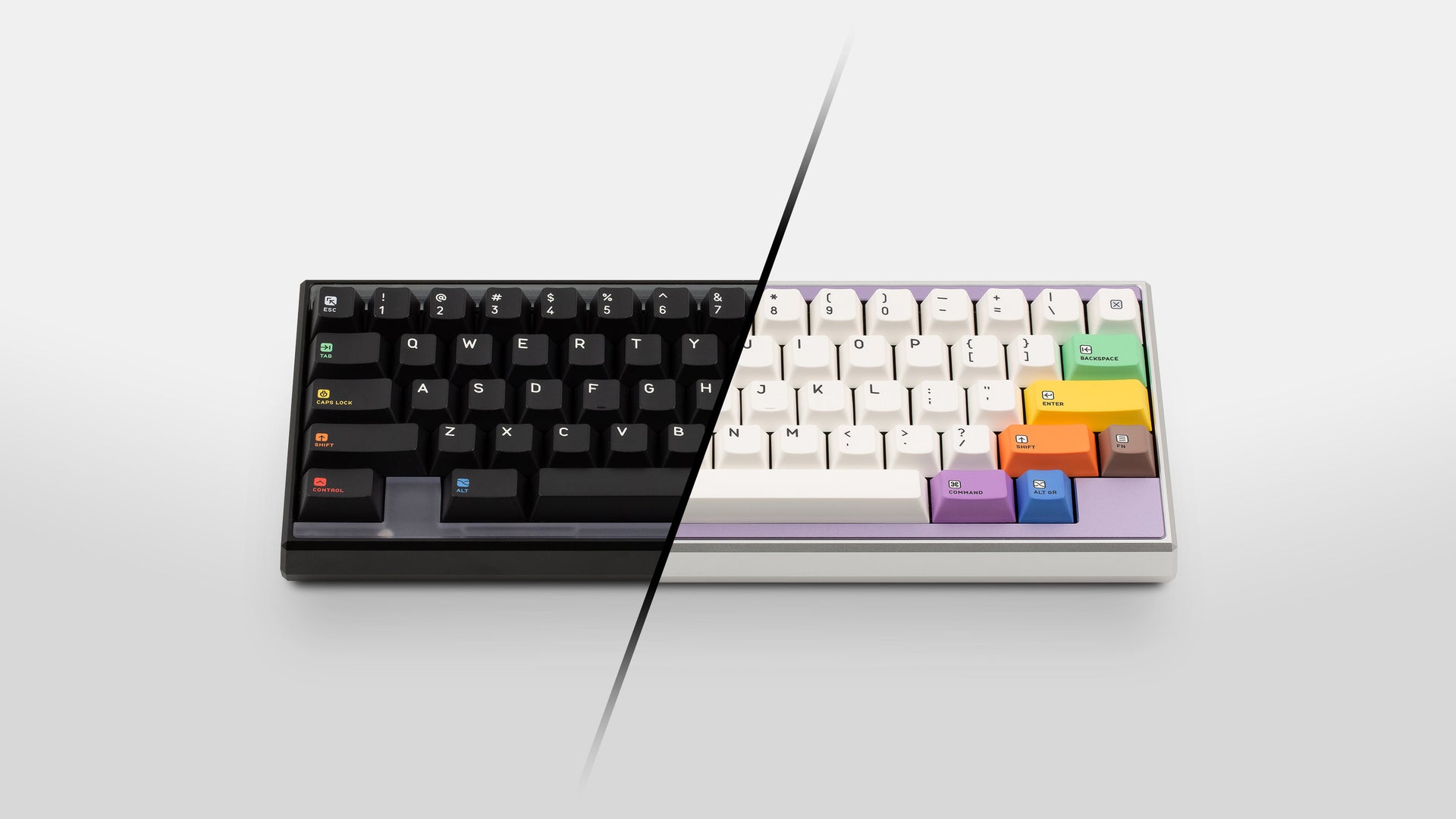 Keycapsule Prism tile previewing light and dark versions