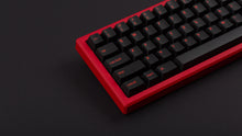Load image into Gallery viewer, MW Heresy on a red keyboard zoomed in left