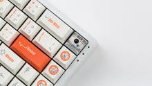 Load image into Gallery viewer, Star Wars Droid Artisan BB-8 Keycap on a white keyboard zoomed in right