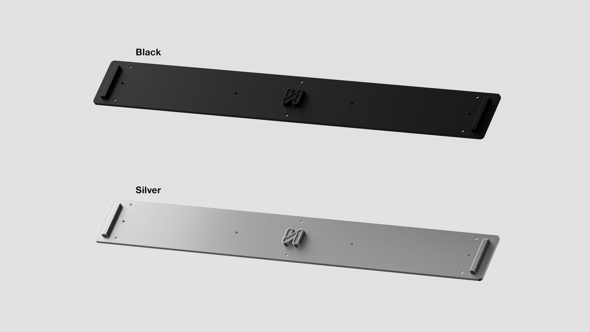 render of black and silver internal weights
