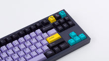 Load image into Gallery viewer, PBT Taro on a purple NK87 zoomed in right