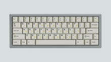 Load image into Gallery viewer, render of lightning silver case featuring some keycaps