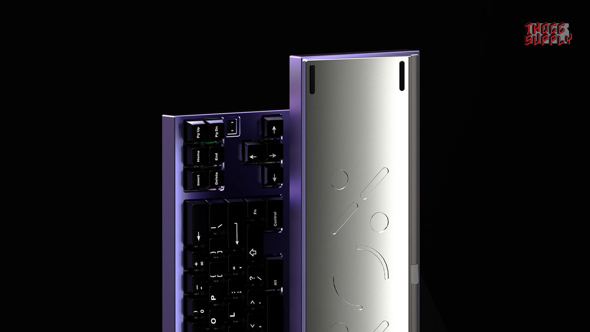  render of XOX70 FRL TKL case in Dream color top and bottom 
