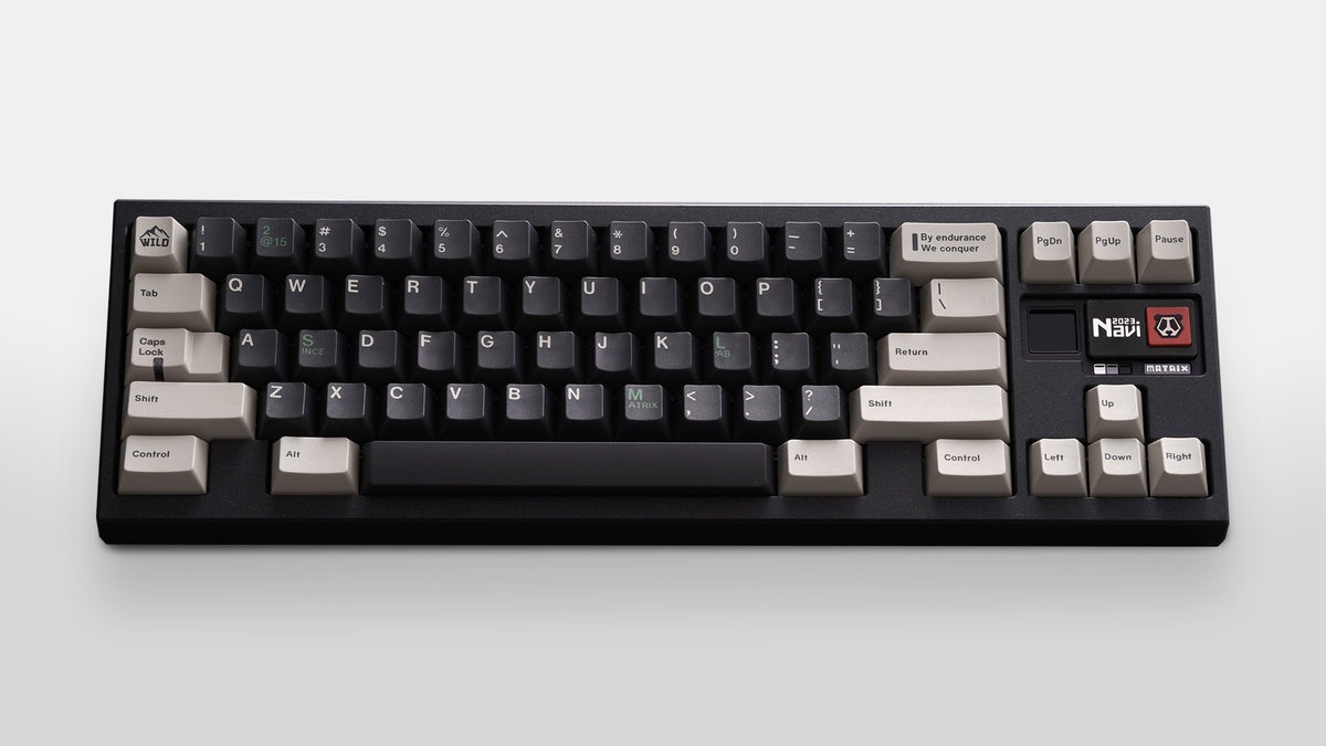  render of black flash navi featuring some keycaps 