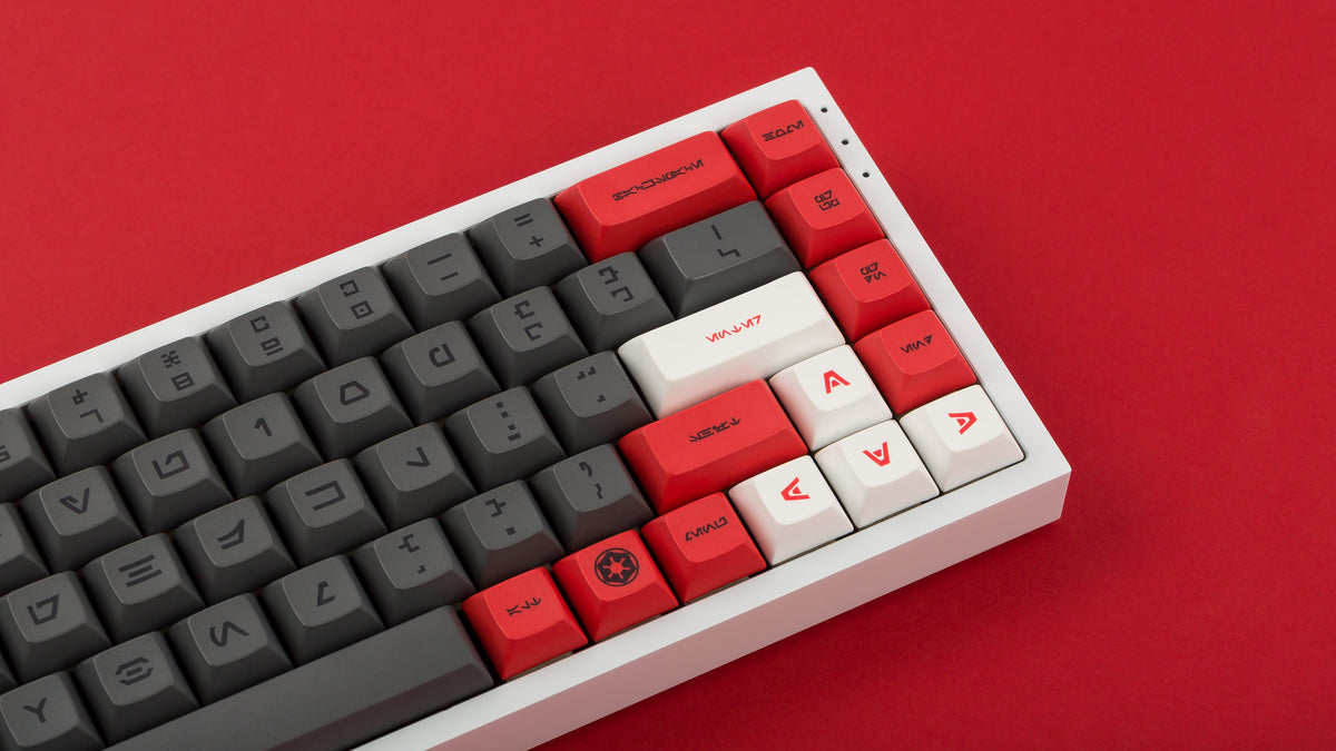  DSA Galactic Empire on a white keyboard zoomed in  right 