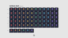 Load image into Gallery viewer, render of GMK CYL Dots dark rainbow addon kit
