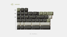 Load image into Gallery viewer, render of GMK CYL Olive R2 extension kit