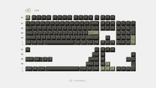 Load image into Gallery viewer, render of GMK CYL Olive R2 noir base kit