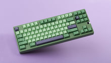 Load image into Gallery viewer, GMK CYL Zooted on a green keyboard angled