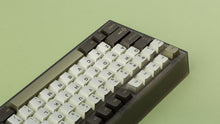 Load image into Gallery viewer, Aluve keycaps on smoke NK87 back view zoomed in on left side