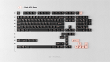 Load image into Gallery viewer, render of GMK CYL Olivia No.3 dark apl base kit