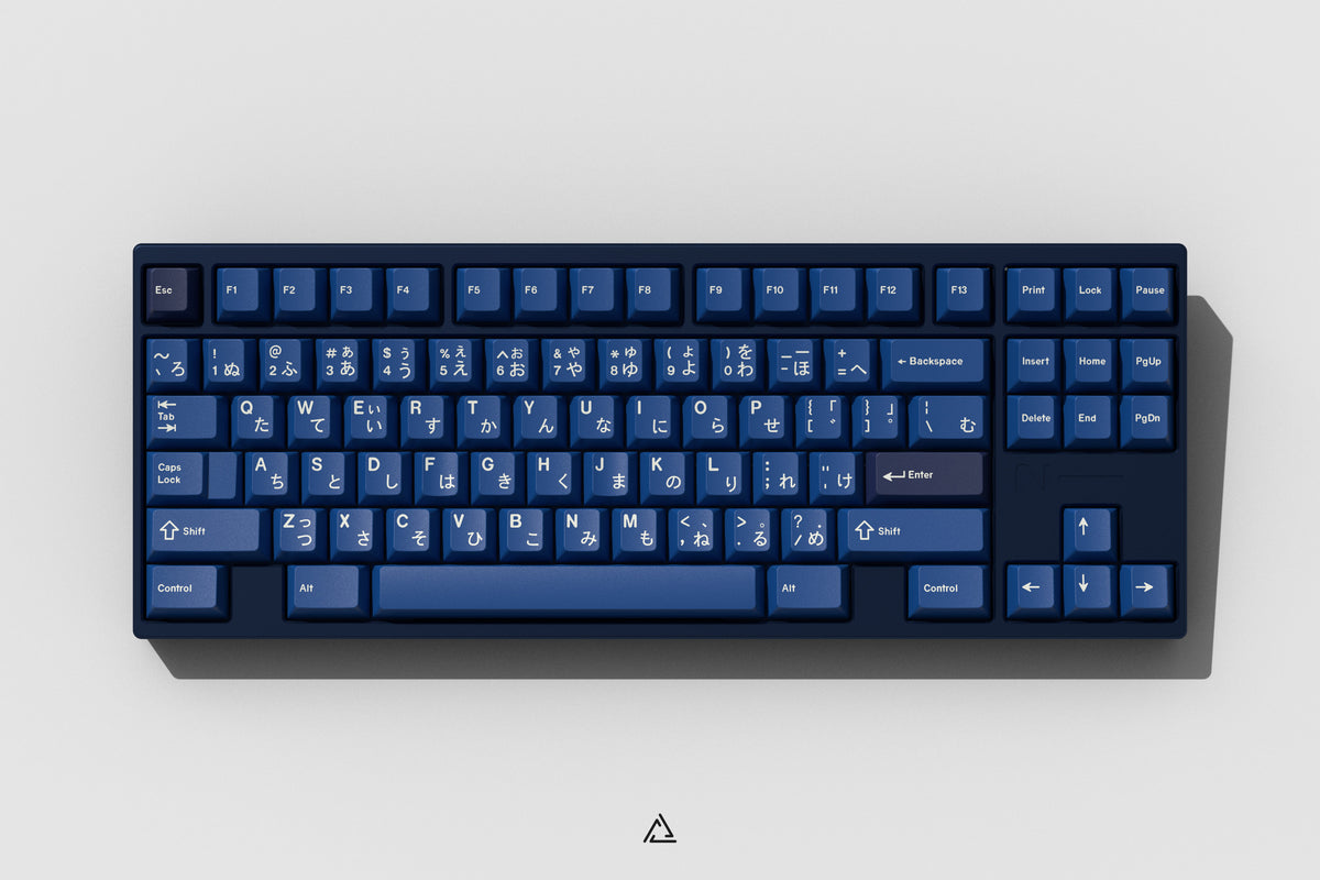  GMK Striker 2 on a blue keyboard centered 