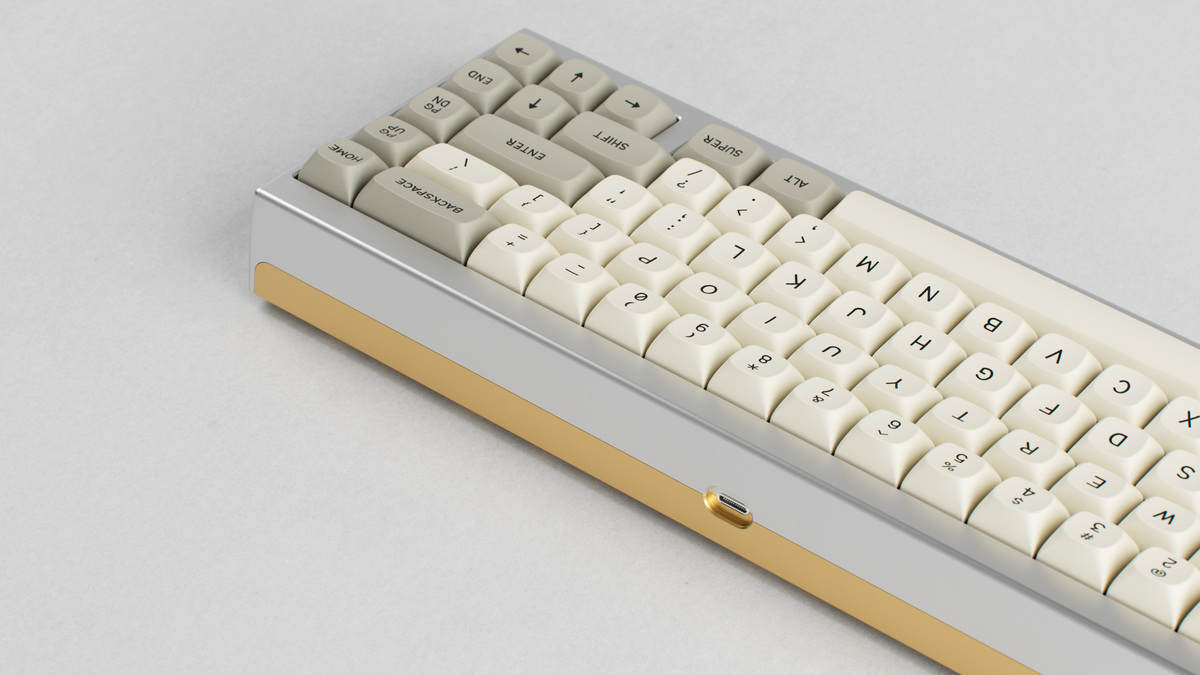  MTNU Beige on white keyboard back view right ride 
