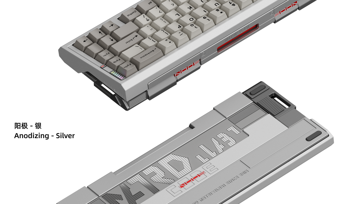  render of Matrix NOOS in ano silver 