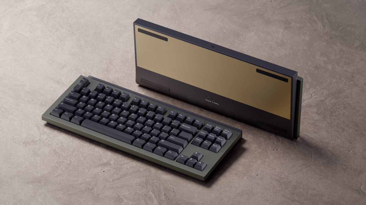 Artifact Stratum 80 configuration Chlorite Green with Brass