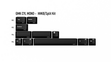 Load image into Gallery viewer, render of GMK Mono hhkb / split kit