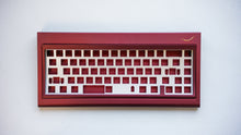 Load image into Gallery viewer, curve 65 keyboard in red top down