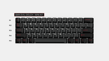 Load image into Gallery viewer, render of GMK CYL Evil Dolch 60% kit