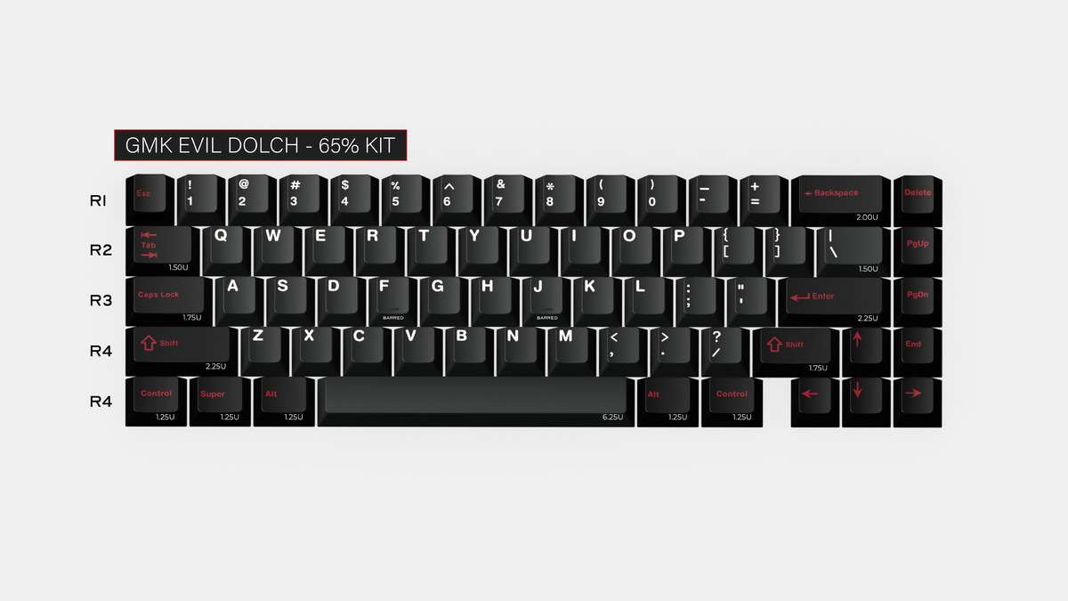  render of GMK CYL Evil Dolch 65% kit 