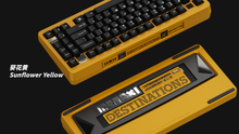 Load image into Gallery viewer, render of Matrix MRTAXI keyboard in sunflower yellow