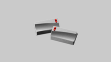 Load image into Gallery viewer, Render of Key Boy Advance artisan keycap in Ano Light Grey