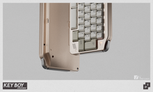 Load image into Gallery viewer, Render of Key Boy Advance keyboard in Ano Alu Pale Gold
