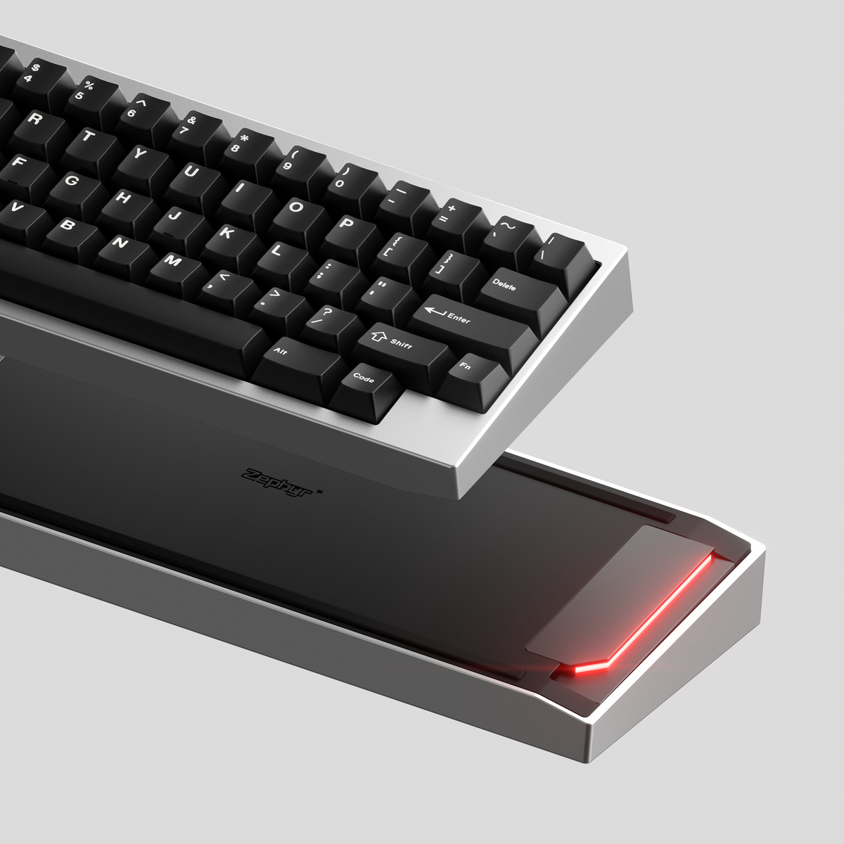 render of zephyr z1 sanblasted ss silver 
