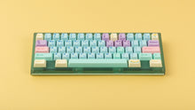 Load image into Gallery viewer, Beetle 60 in mint with keycaps in yellow