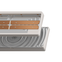 Load image into Gallery viewer, hidden render of cloudnine with beige hhkb stainless steel combo