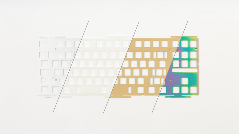 CLASSIC-TKL plates in all available materials