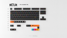 Load image into Gallery viewer, render of CLASSIC-TKL MICTLAN EDITION CYL keycaps