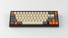 Load image into Gallery viewer, render of GMK CYL Carbon R3 on a black keyboard